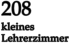 208 kleines  Lehrerzimmer