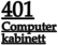 401Computer kabinett