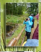 Sara und Lana auf Entdeckungspirsch am Teich