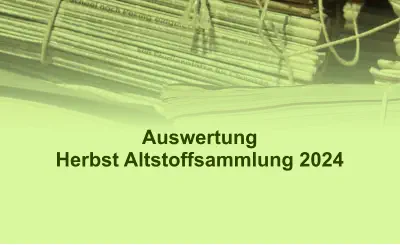 Auswertung  Herbst Altstoffsammlung 2024